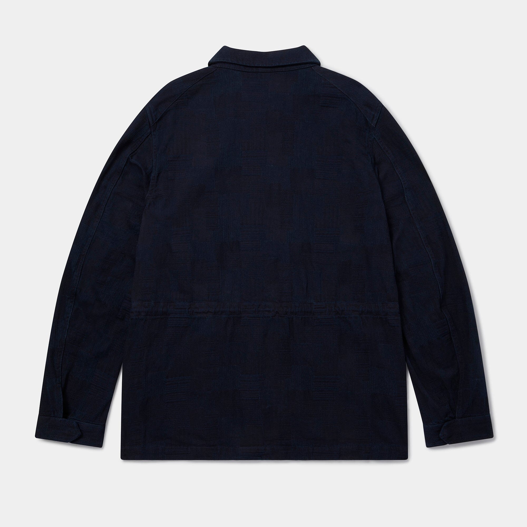Indigo Jacquard Field Jacket (Indigo) Jackets HAWKSMILL DENIM CO