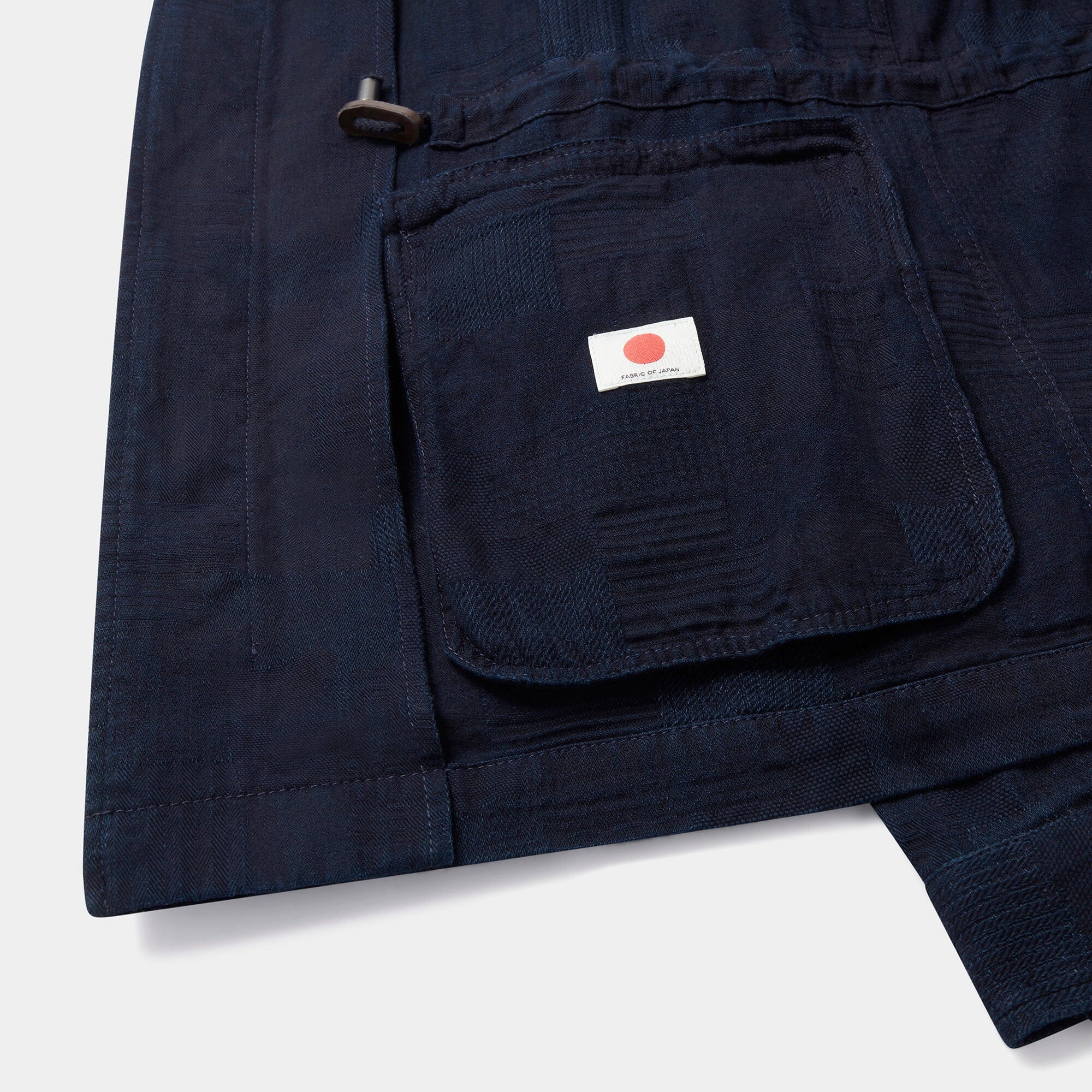 Indigo Jacquard Field Jacket (Indigo) Jackets HAWKSMILL DENIM CO