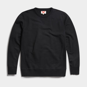 Organic Loopback Sweatshirt (Black) Sweatshirts HAWKSMILL DENIM CO