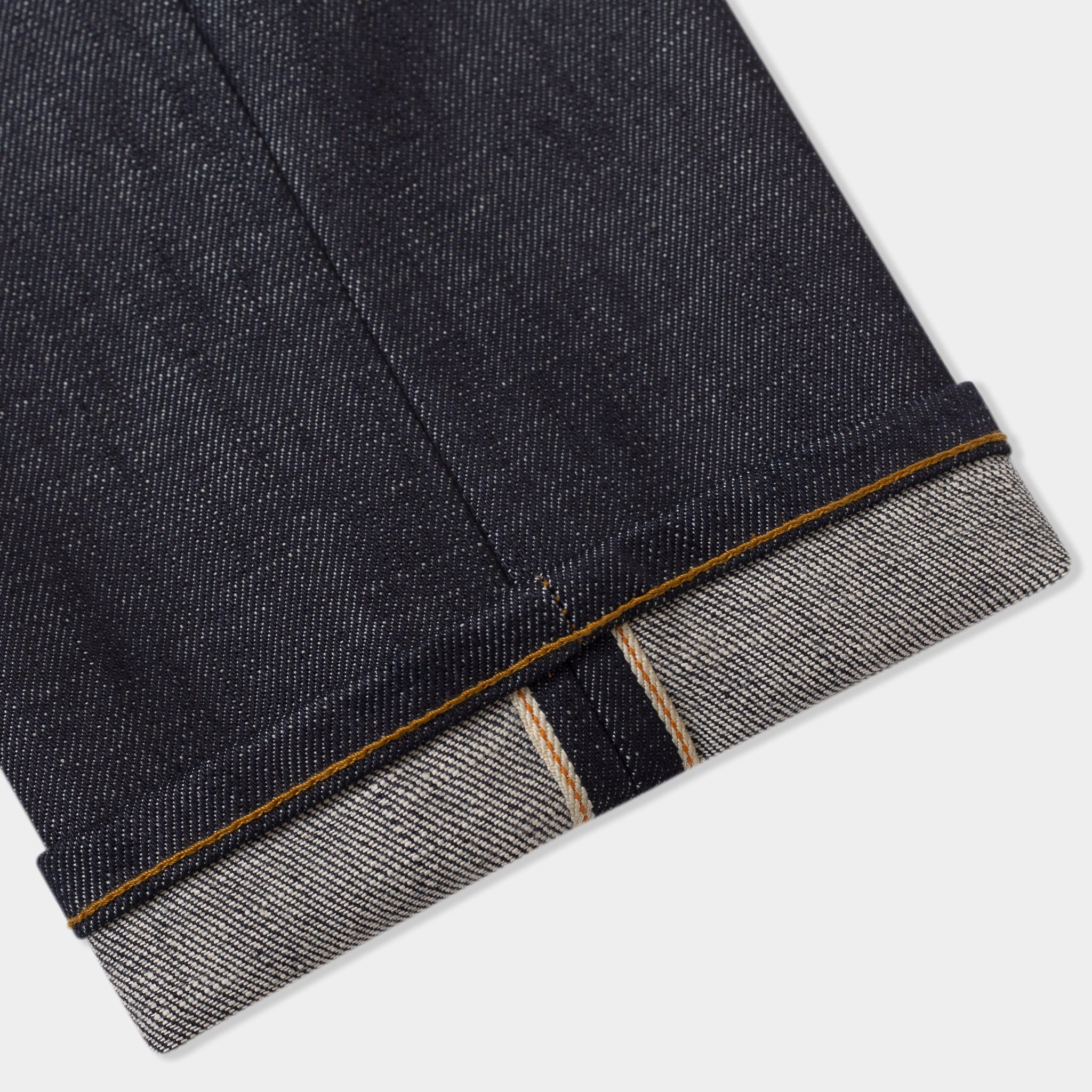 SLIM TAPERED 14.5oz ORANGE LISTED ORGANIC SELVEDGE JEANS jean HAWKSMILL DENIM CO