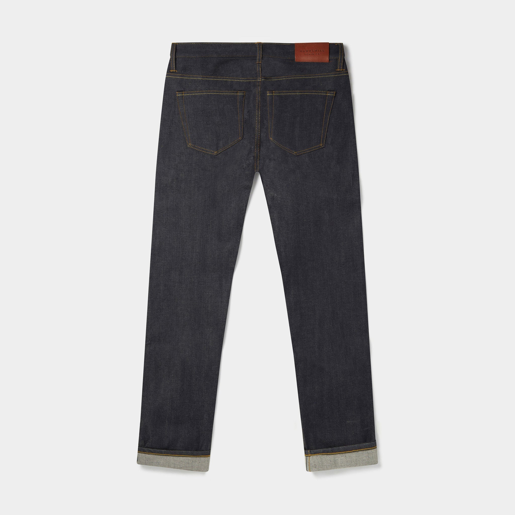 Slim Tapered Japanese Selvedge Jeans (Indigo) - Kaihara Jeans HAWKSMILL DENIM CO