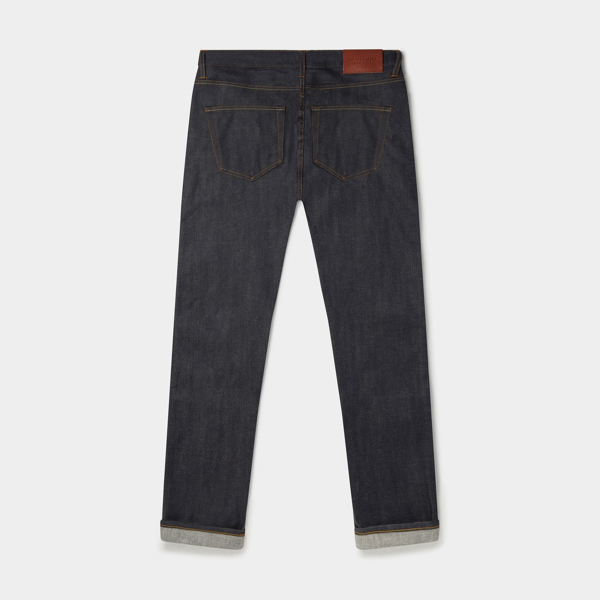 Loose Tapered Japanese Selvedge Jeans (Indigo) - Kaihara Jeans HAWKSMILL DENIM CO