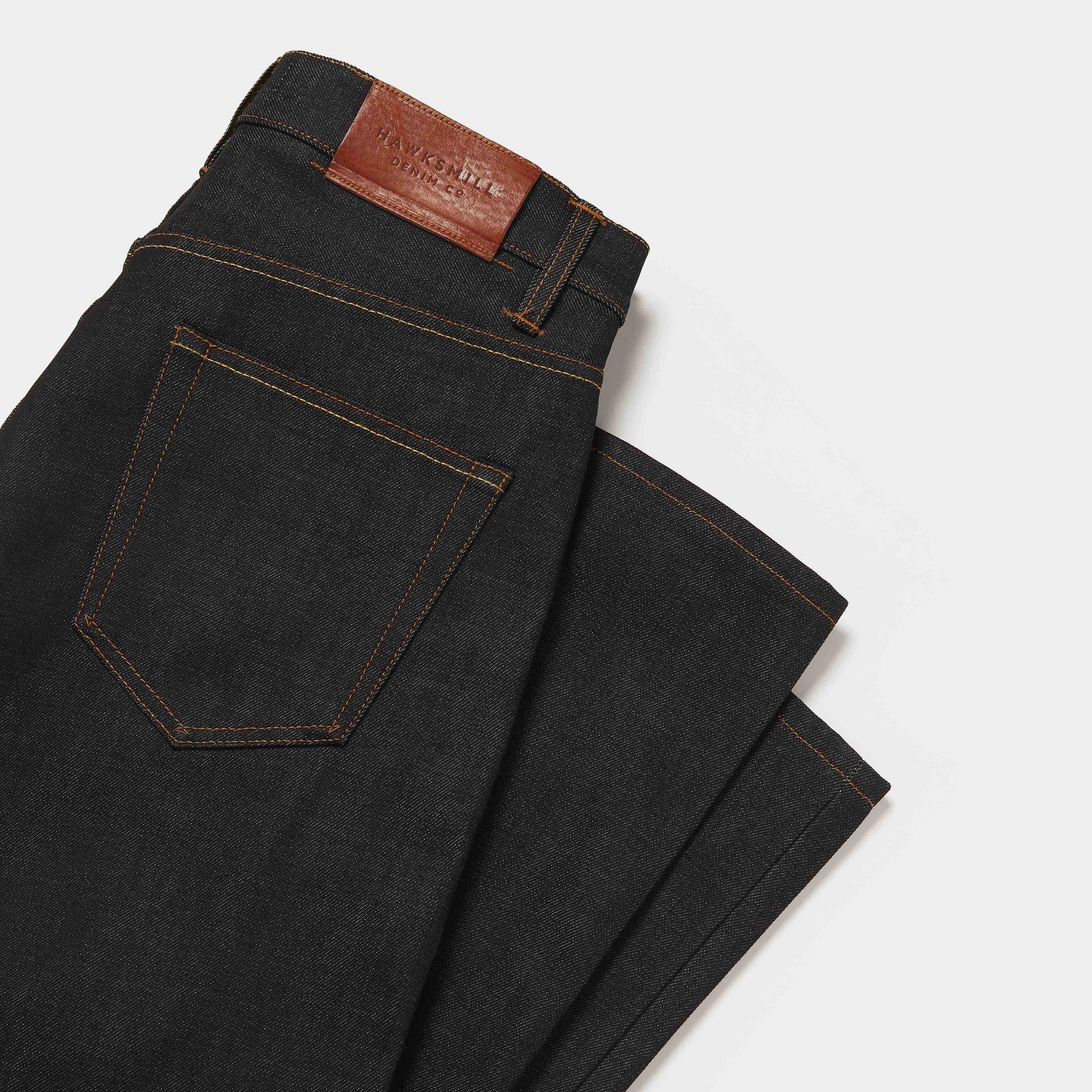 Slim Tapered 14oz Organic Raw Denim Jeans jean HAWKSMILL DENIM CO