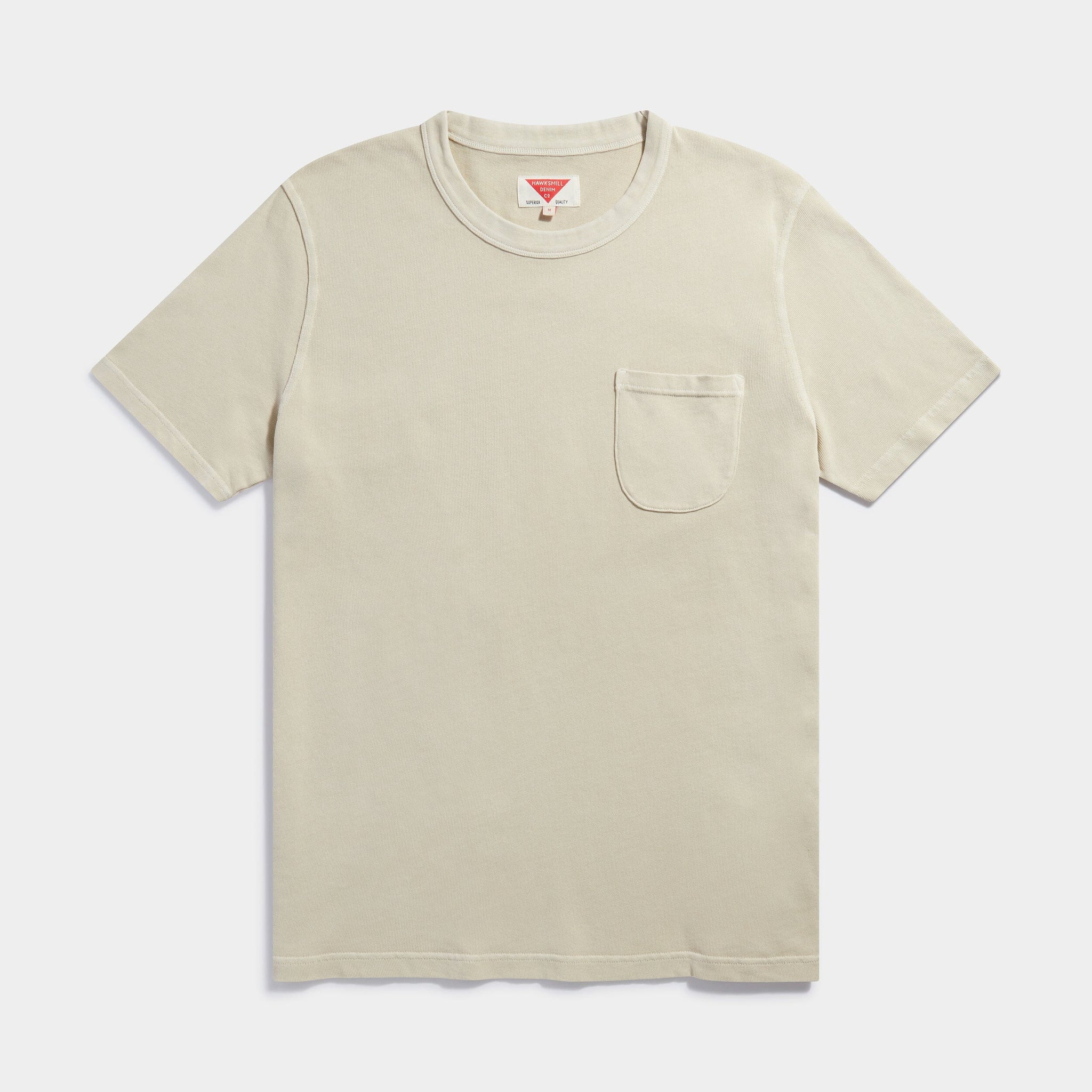Shell mineral- dyed Organic Pocket T-shirt T-shirts HAWKSMILL DENIM CO
