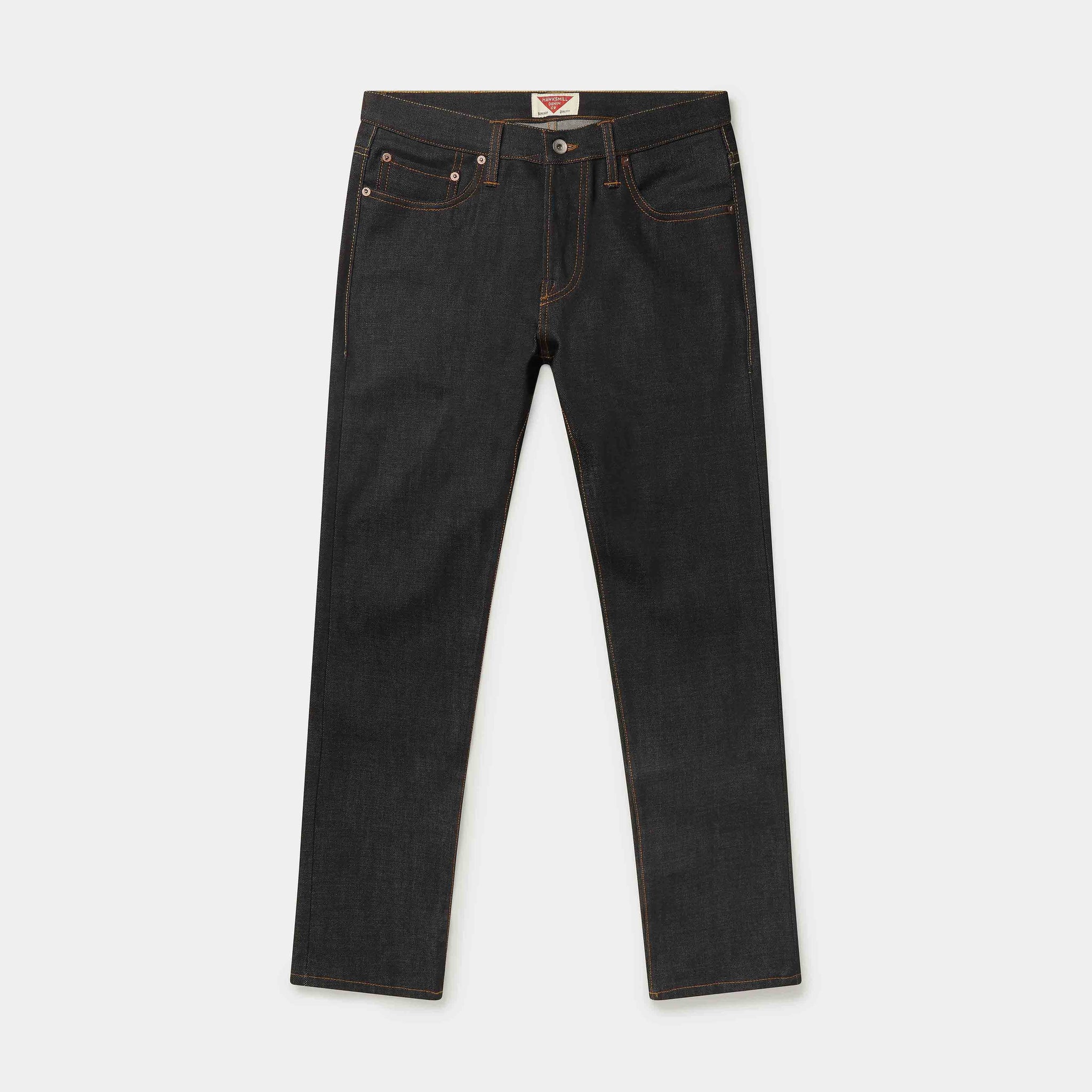 Slim Tapered 14oz Organic Raw Denim Jeans jean HAWKSMILL DENIM CO