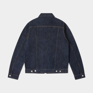 MK2 JAPANESE SELVEDGE ZIP DENIM JACKET (INDIGO RINSE) Jackets HAWKSMILL DENIM CO