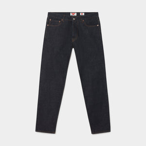 Slim Tapered Japanese Denim Jeans (Indigo - Rinse) - Kuroki Jeans HAWKSMILL DENIM CO