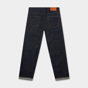 Wide Fit Japanese Selvedge Jeans (Indigo Rinse) - Kuroki Jeans HAWKSMILL DENIM CO