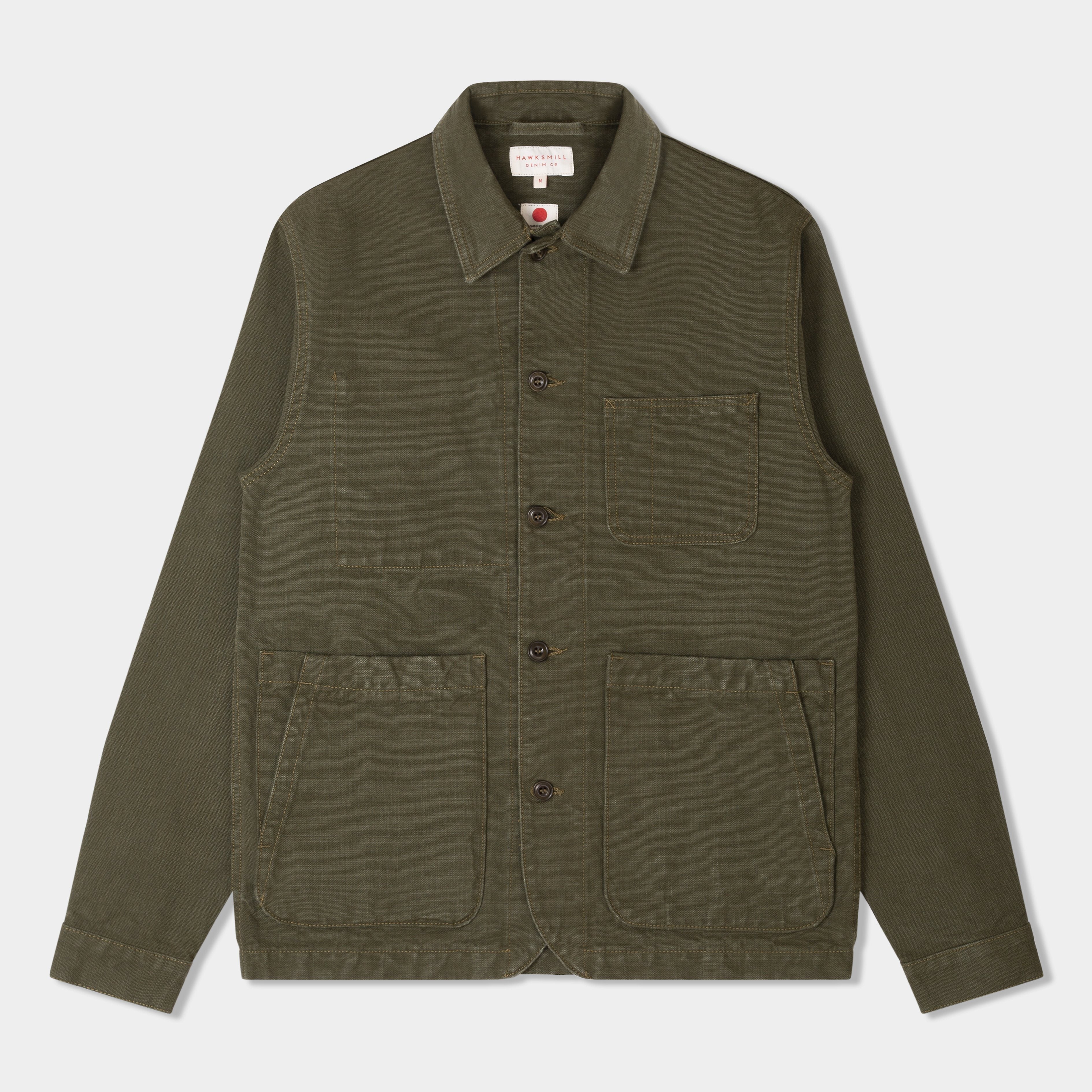 Utility Cotton Canvas Woven Twill Jacket | Karen Millen