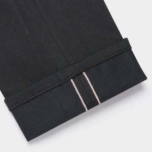 Slim Tapered Organic Selvedge Raw Denim Jeans - Black Jeans HAWKSMILL DENIM CO